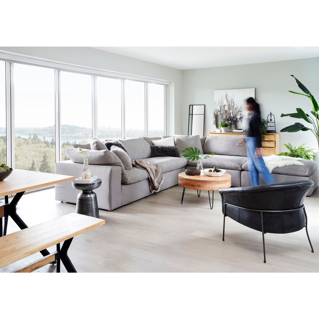   Modern European furniture - Fabric Upholstered Modular Chair - www.oroa.com | Oroa.com
