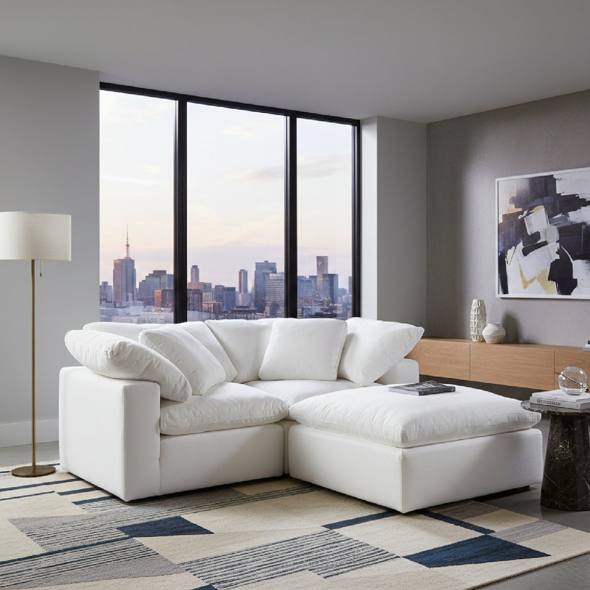   Modern European furniture - Scandi-Style Modular Sectional Sofa - www.oroa.com | Oroa.com