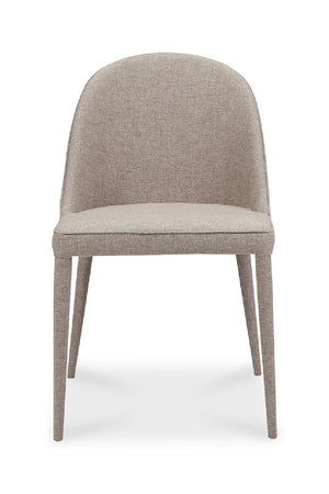   Modern European furniture - Gray Fabric Dining Chairs (2) - www.oroa.com | Oroa.com