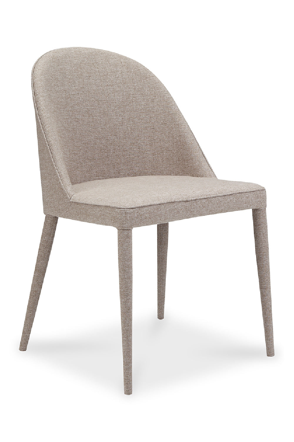  Modern European furniture - Gray Fabric Dining Chairs (2) - www.oroa.com | Oroa.com