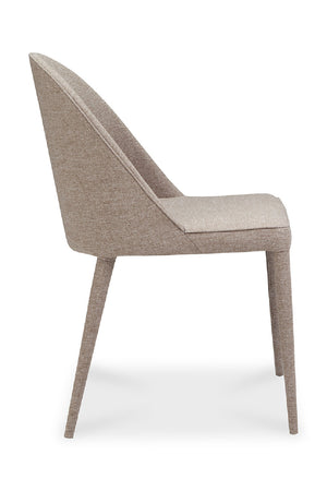   Modern European furniture - Gray Fabric Dining Chairs (2) - www.oroa.com | Oroa.com