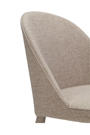   Modern European furniture - Gray Fabric Dining Chairs (2) - www.oroa.com | Oroa.com
