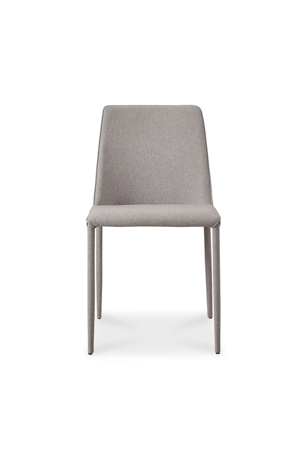   Modern European furniture - Gray Fabric Dining Chairs (2) - www.oroa.com | Oroa.com