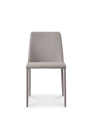   Modern European furniture - Gray Fabric Dining Chairs (2) - www.oroa.com | Oroa.com