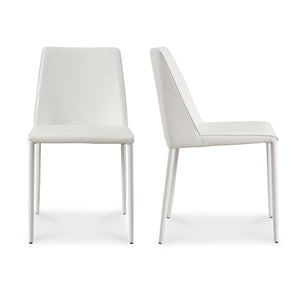   Modern European furniture - Minimalist Vegan Leather Dining Chairs (2) - www.oroa.com | Oroa.com