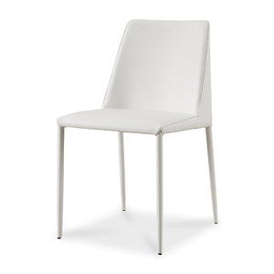   Modern European furniture - Minimalist Vegan Leather Dining Chairs (2) - www.oroa.com | Oroa.com
