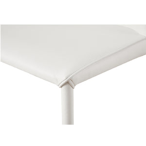   Modern European furniture - Minimalist Vegan Leather Dining Chairs (2) - www.oroa.com | Oroa.com