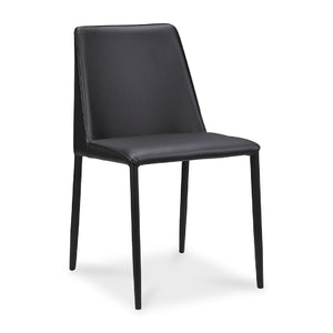   Modern European furniture - Minimalist Vegan Leather Dining Chairs (2) - www.oroa.com | Oroa.com