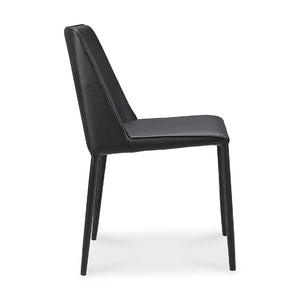   Modern European furniture - Minimalist Vegan Leather Dining Chairs (2) - www.oroa.com | Oroa.com