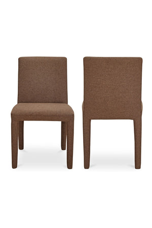   Modern European furniture - Fabric Upholstered Dining Chairs (2) - www.oroa.com | Oroa.com