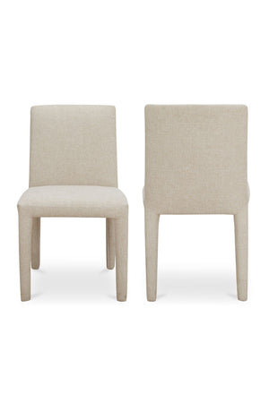   Modern European furniture - Fabric Upholstered Dining Chairs (2) - www.oroa.com | Oroa.com
