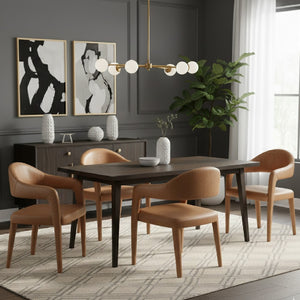   Modern European furniture - Upholstered Open-Back Dining Chair - www.oroa.com | Oroa.com