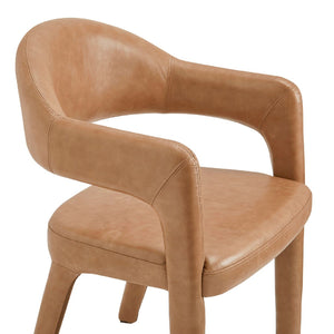   Modern European furniture - Upholstered Open-Back Dining Chair - www.oroa.com | Oroa.com