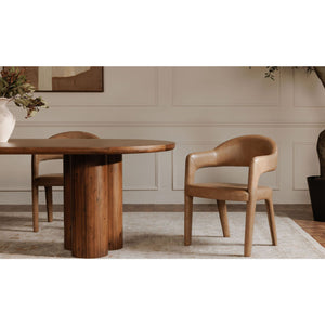   Modern European furniture - Upholstered Open-Back Dining Chair - www.oroa.com | Oroa.com