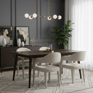   Modern European furniture - Upholstered Open-Back Dining Chair - www.oroa.com | Oroa.com
