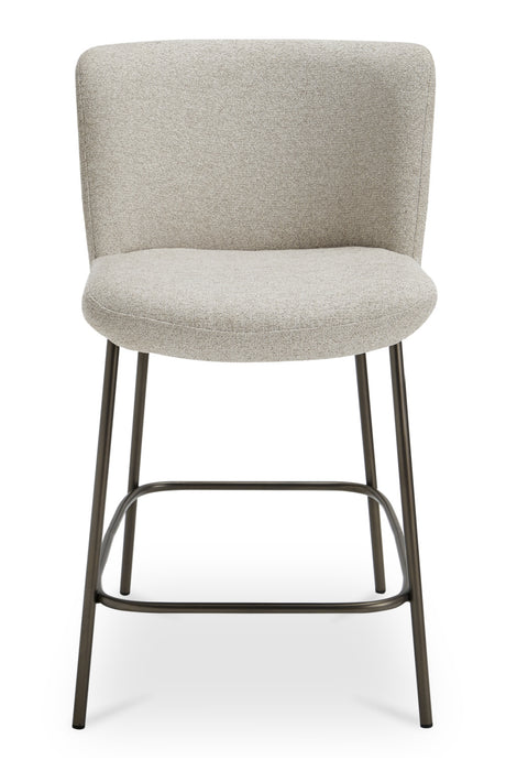   Modern European furniture - Barrel Back Fabric Counter Stool - www.oroa.com | Oroa.com