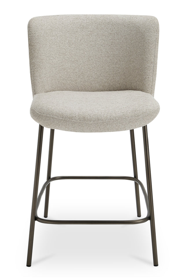 Modern European furniture - Barrel Back Fabric Counter Stool - www.oroa.com