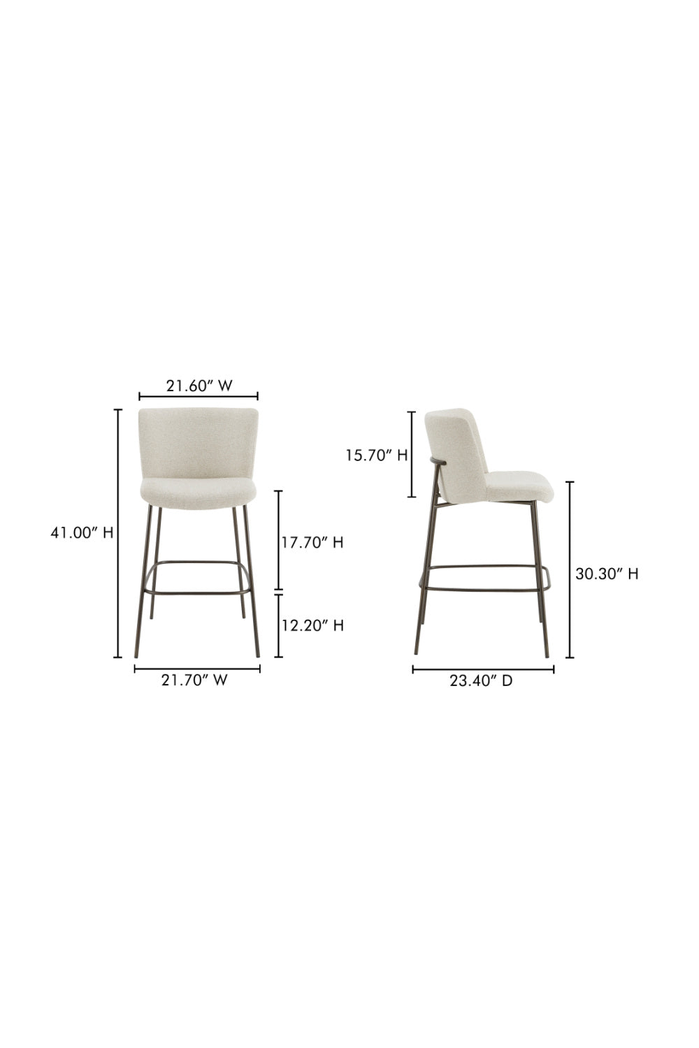  Modern European furniture - Thin Metal Frame Bar Stool - www.oroa.com | Oroa.com