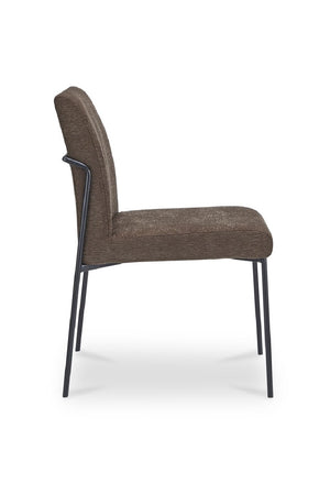   Modern European furniture - Minimalist Padded Dining Chairs (2) - www.oroa.com | Oroa.com