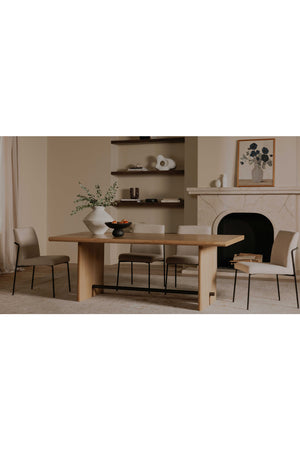   Modern European furniture - Minimalist Padded Dining Chairs (2) - www.oroa.com | Oroa.com