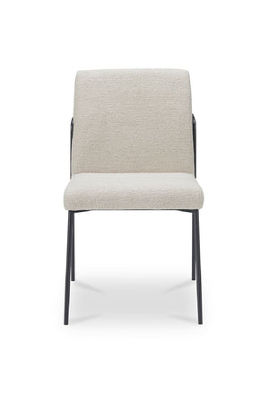   Modern European furniture - Minimalist Padded Dining Chairs (2) - www.oroa.com | Oroa.com