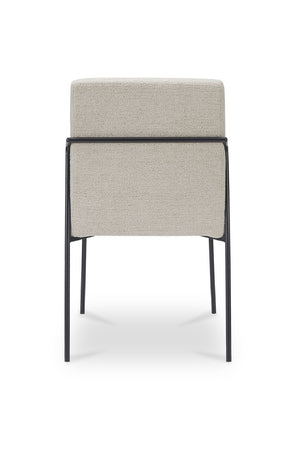  Modern European furniture - Minimalist Padded Dining Chairs (2) - www.oroa.com | Oroa.com