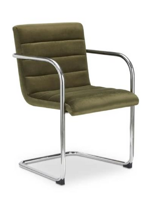   Modern European furniture - Channeled Cantilever Dining Chairs (2) - www.oroa.com | Oroa.com