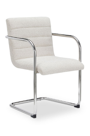   Modern European furniture - Channeled Cantilever Dining Chairs (2) - www.oroa.com | Oroa.com