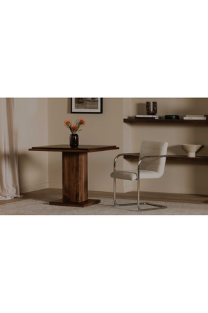   Modern European furniture - Channeled Cantilever Dining Chairs (2) - www.oroa.com | Oroa.com