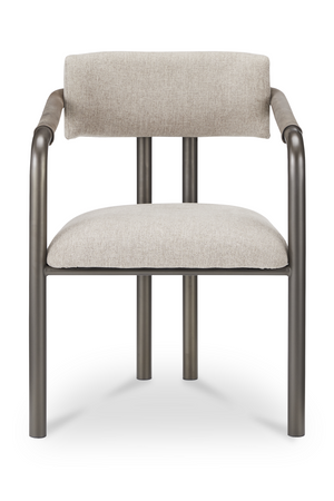   Modern European furniture - Brown Fabric Dining Chair - www.oroa.com | Oroa.com