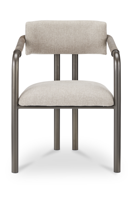   Modern European furniture - Brown Fabric Dining Chair - www.oroa.com | Oroa.com