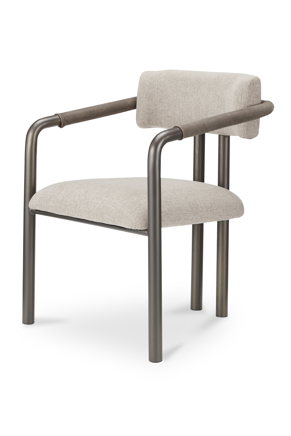   Modern European furniture - Brown Fabric Dining Chair - www.oroa.com | Oroa.com