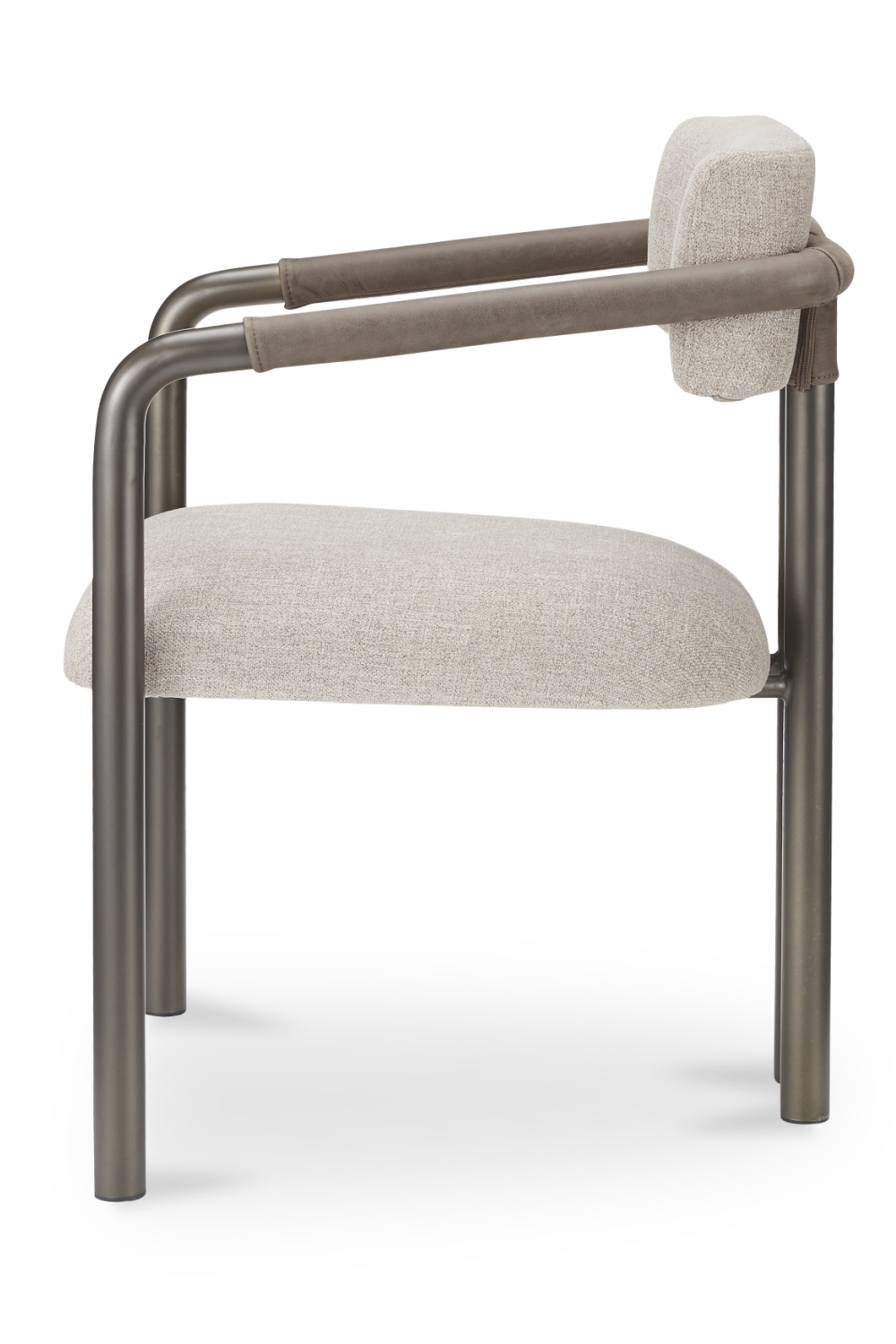   Modern European furniture - Brown Fabric Dining Chair - www.oroa.com | Oroa.com