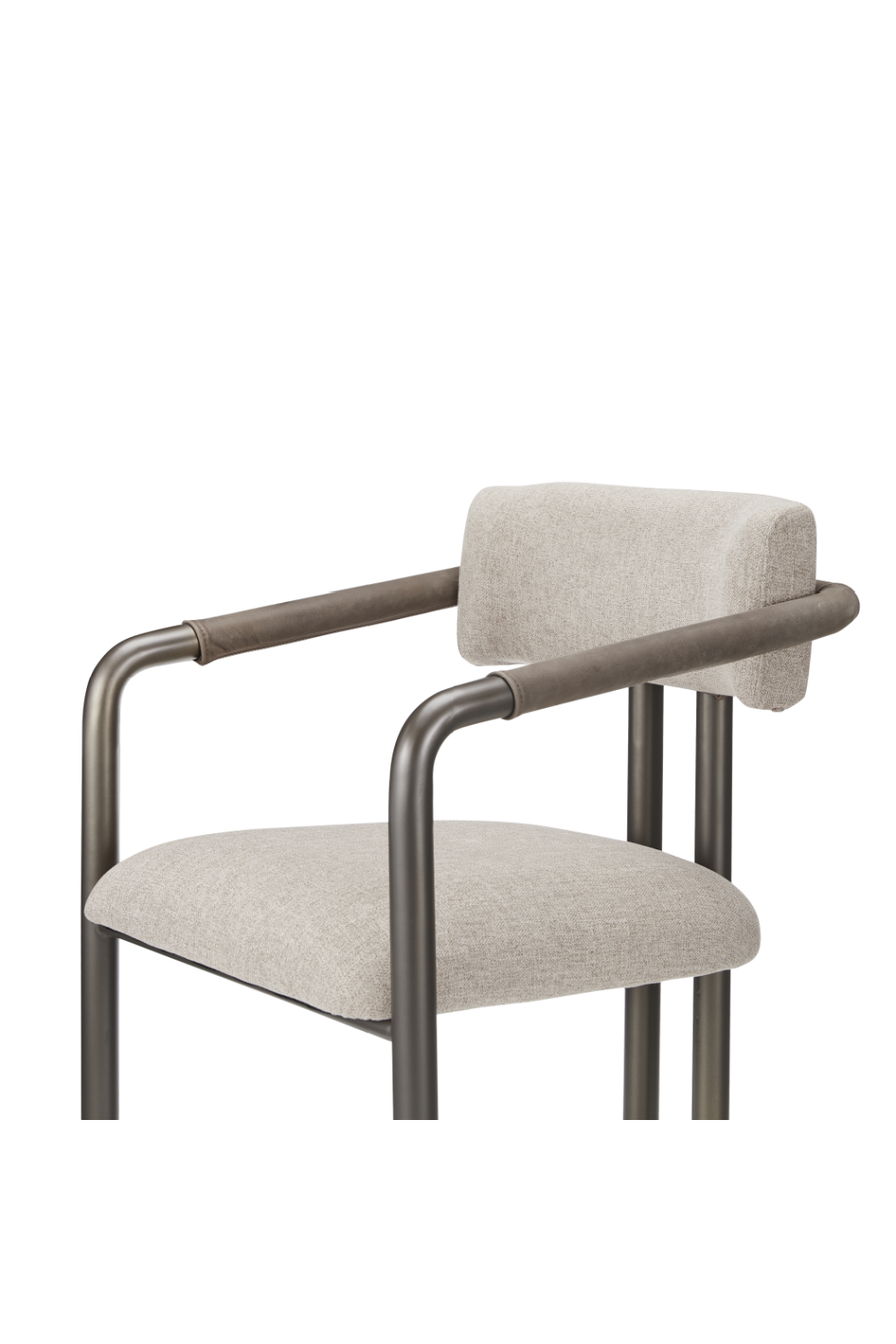   Modern European furniture - Brown Fabric Dining Chair - www.oroa.com | Oroa.com