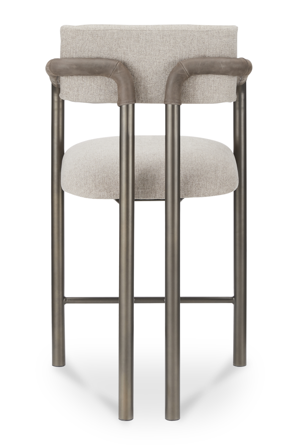   Modern European furniture - Brown Fabric Counter Stool - www.oroa.com | Oroa.com