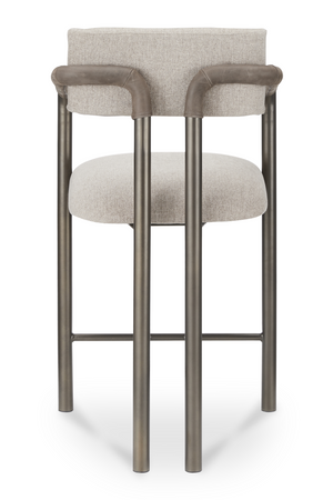   Modern European furniture - Brown Fabric Counter Stool - www.oroa.com | Oroa.com