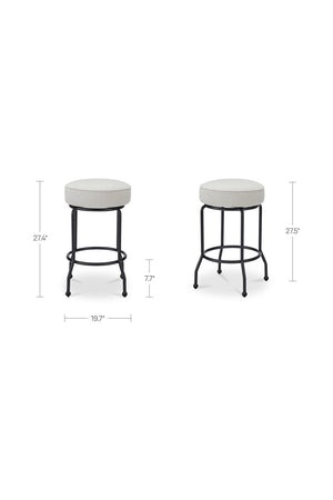   Modern European furniture - Padded Seat Swivel Counter Stool - www.oroa.com | Oroa.com