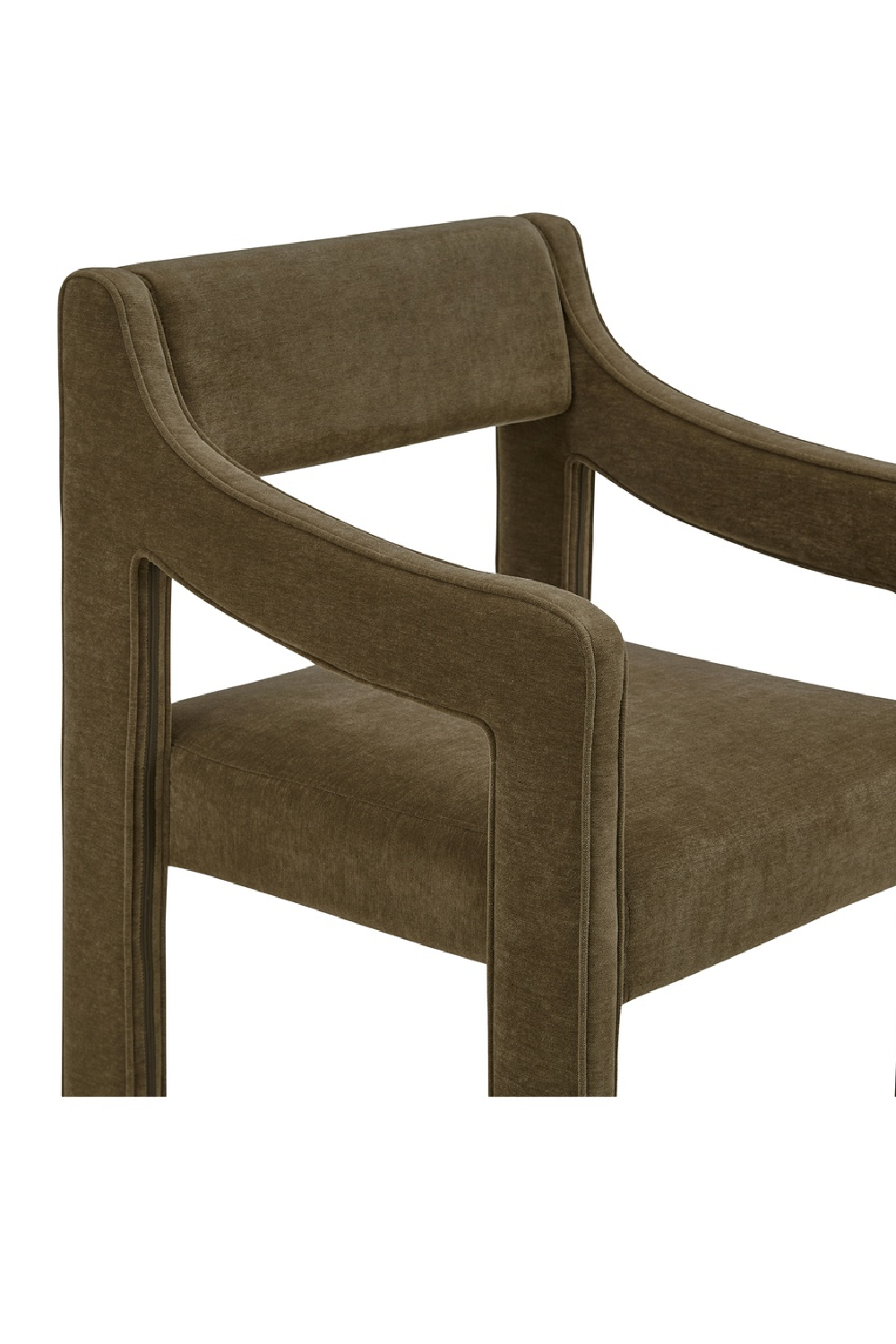   Modern European furniture - Upholstered Sloped-Arm Dining Chair - www.oroa.com | Oroa.com