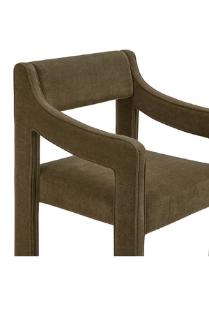   Modern European furniture - Upholstered Sloped-Arm Dining Chair - www.oroa.com | Oroa.com