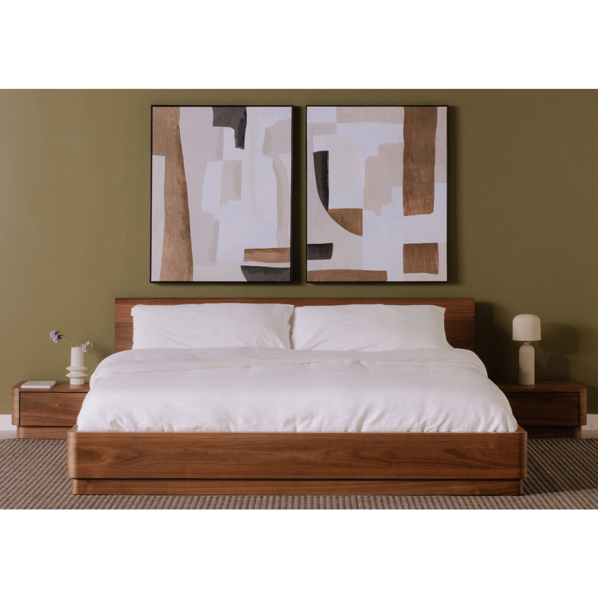   Modern European furniture - 1-Drawer Wooden Nightstand S - www.oroa.com | Oroa.com