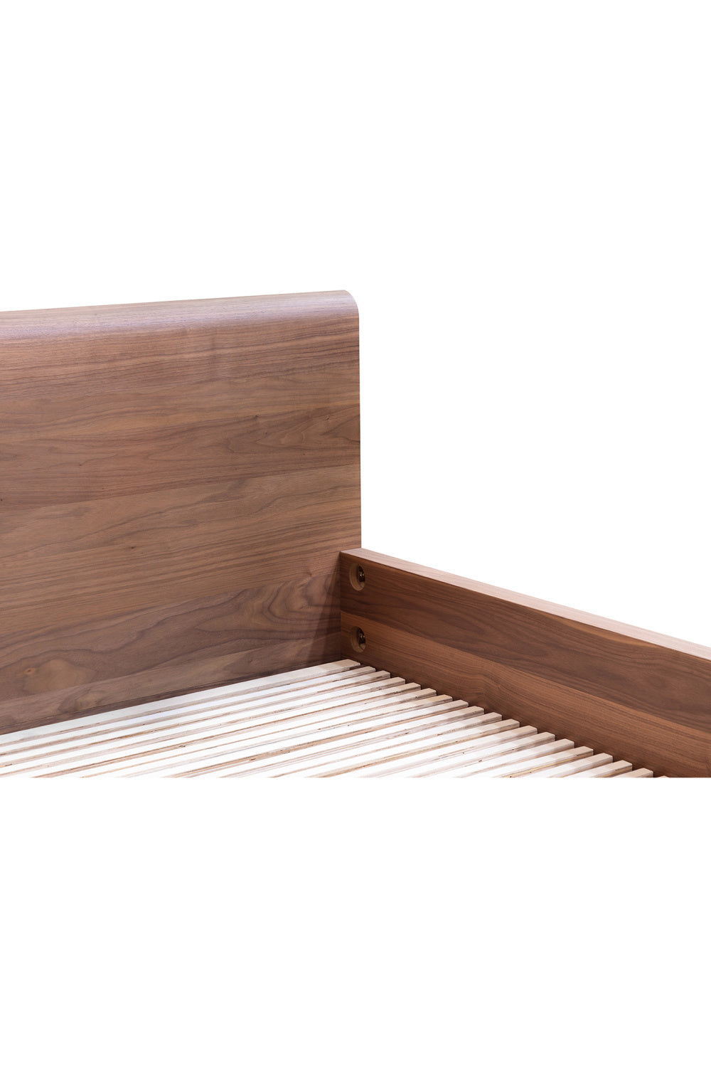   Modern European furniture - Walnut Veneer Bed - www.oroa.com | Oroa.com