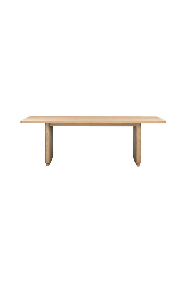 Modern European furniture - Rectangular Oak Dining Table - www.oroa.com