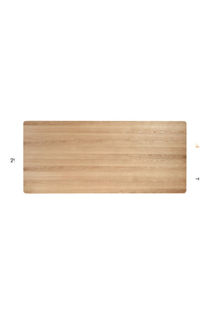   Modern European furniture - Rectangular Oak Dining Table - www.oroa.com | Oroa.com