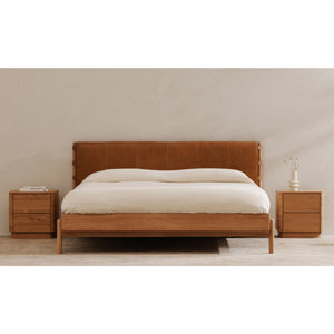   Modern European furniture - 2-Drawer Wooden Tall Nightstand - www.oroa.com | Oroa.com