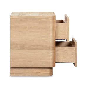   Modern European furniture - 2-Drawer Wooden Tall Nightstand - www.oroa.com | Oroa.com