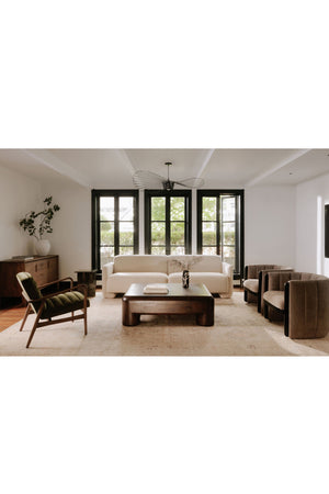   Modern European furniture - Brown Acacia Coffee Table - www.oroa.com | Oroa.com