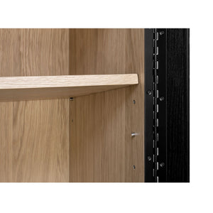   Modern European furniture - Black Solid Ash Tall Cabinet - www.oroa.com | Oroa.com