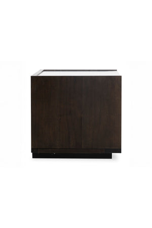   Modern European furniture - Acacia Veneer 2-Drawer Nightstand - www.oroa.com | Oroa.com