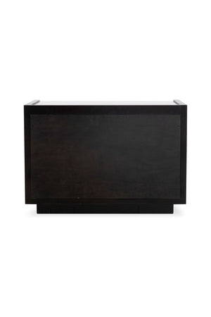   Modern European furniture - Acacia Veneer 2-Drawer Nightstand - www.oroa.com | Oroa.com