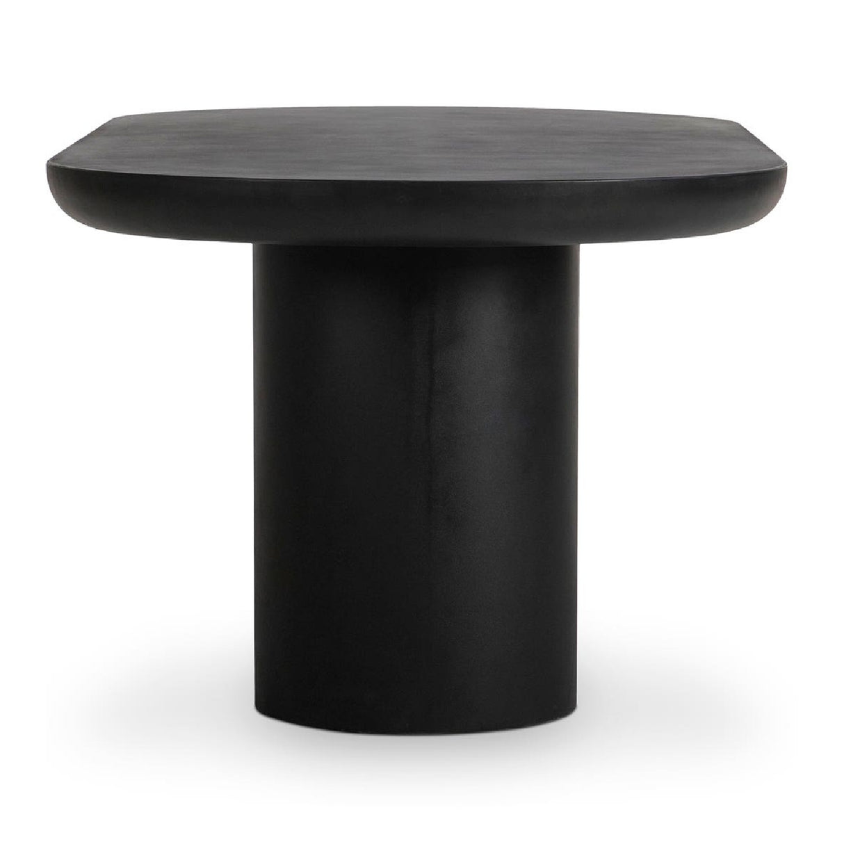   Modern European furniture - Black Indoor/Outdoor Oval Dining Table - www.oroa.com | Oroa.com